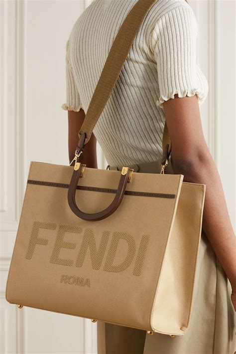 fendi small sunshine tote|fendi medium sunshine tote.